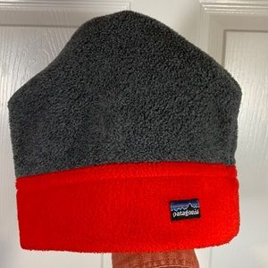 EXC Patagonia Fleece Expedition HAT Synchilla 1990’s Y2K Women’s M RARE Red Gray